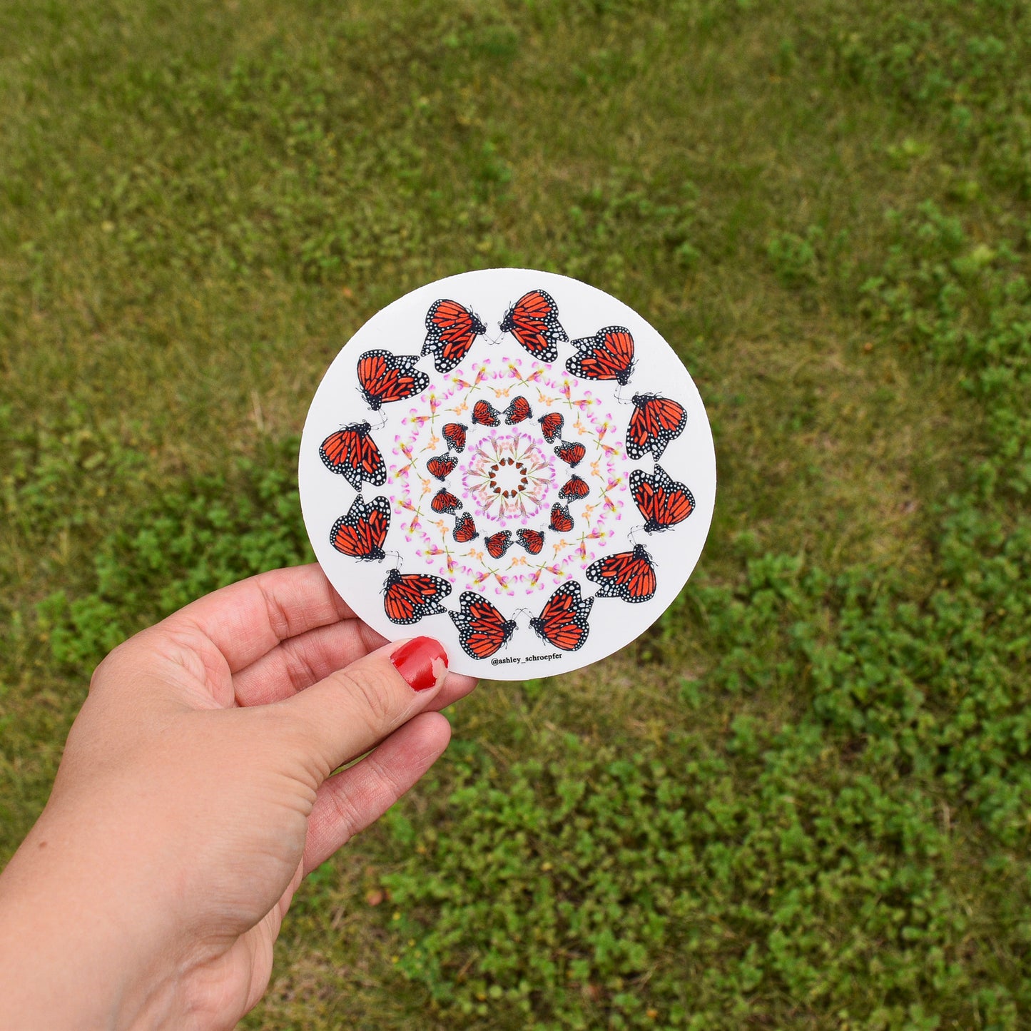 Butterfly Kaleidoscope Sticker