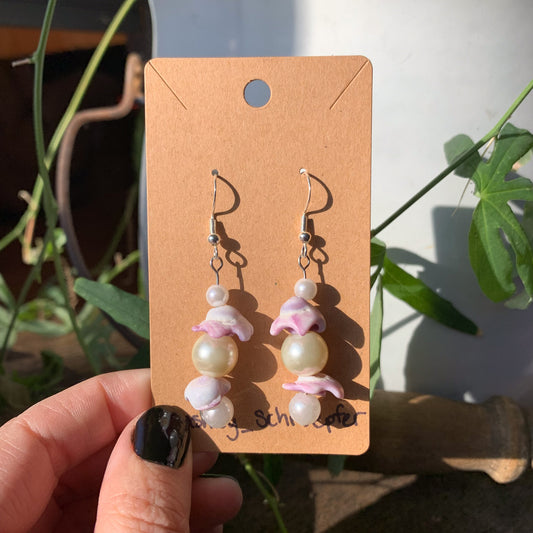 Pearl and Shell Earrings